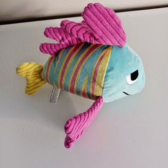 NWT Bark Box Dog Toy LION FISH LARRY Large Coral‎ Ruff 2023 Crinkle & Squeaky - Picture 2 of 7